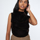 Monk & Lou TOPS Chocolate / XXS Velvet Joyce Mockneck Shell