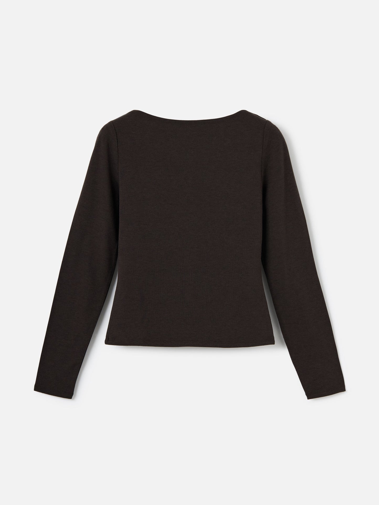 MONK & LOU TOPS Coffee / 2XS Nessa Boatneck Top