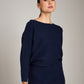 Monk & Lou sweater Deep Blue / 2XS Aubrey Boatneck Pullover