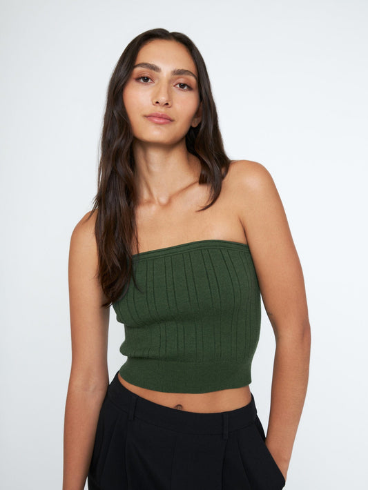 Monk & Lou TOPS Elm / XXS Rib Sabbah Knit Tube Top