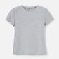 MONK & LOU TOPS Heather Gray / 2XS Toni High Crew Tee