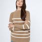 Sweater - Monk & Lou - Ottoman Marlon Stripe Tunic - PLENTY