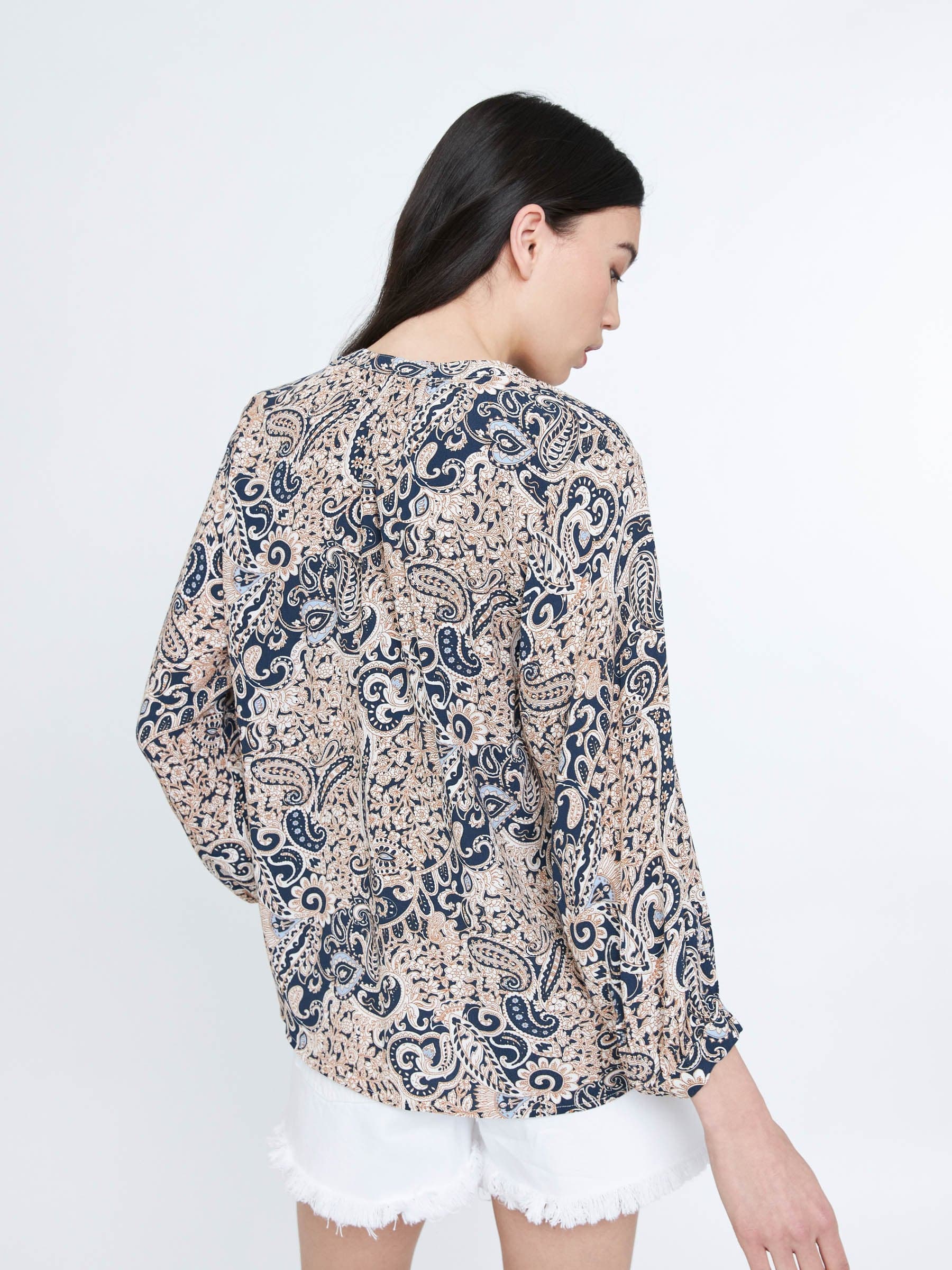 TOPS - Monk & Lou - Paisley Lily Blouse - PLENTY