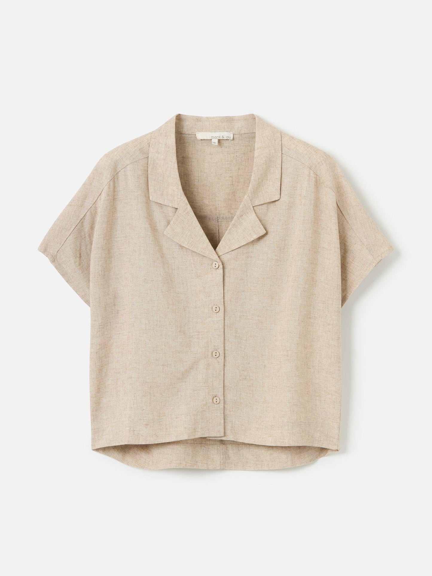 MONK & LOU TOPS Safari Sand / 2XS Dominica Resort Shirt