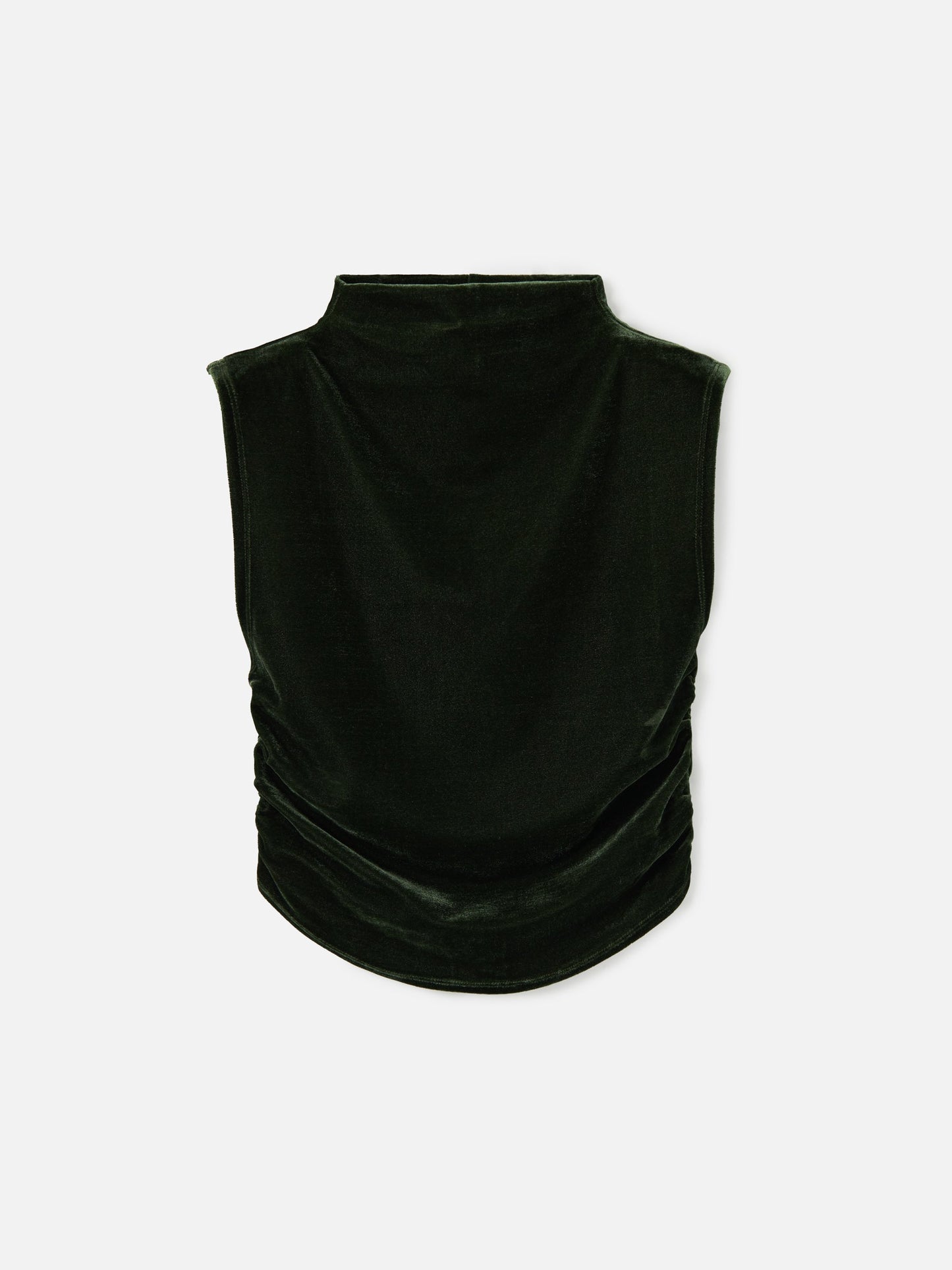 Monk & Lou TOPS Velvet Joyce Mockneck Shell