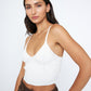 Monk & Lou TOPS White Birch / XXS Rib Scout Crop Tank