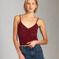 TOPS - Monk & Lou - Jesamine Front Ruched Tank - PLENTY