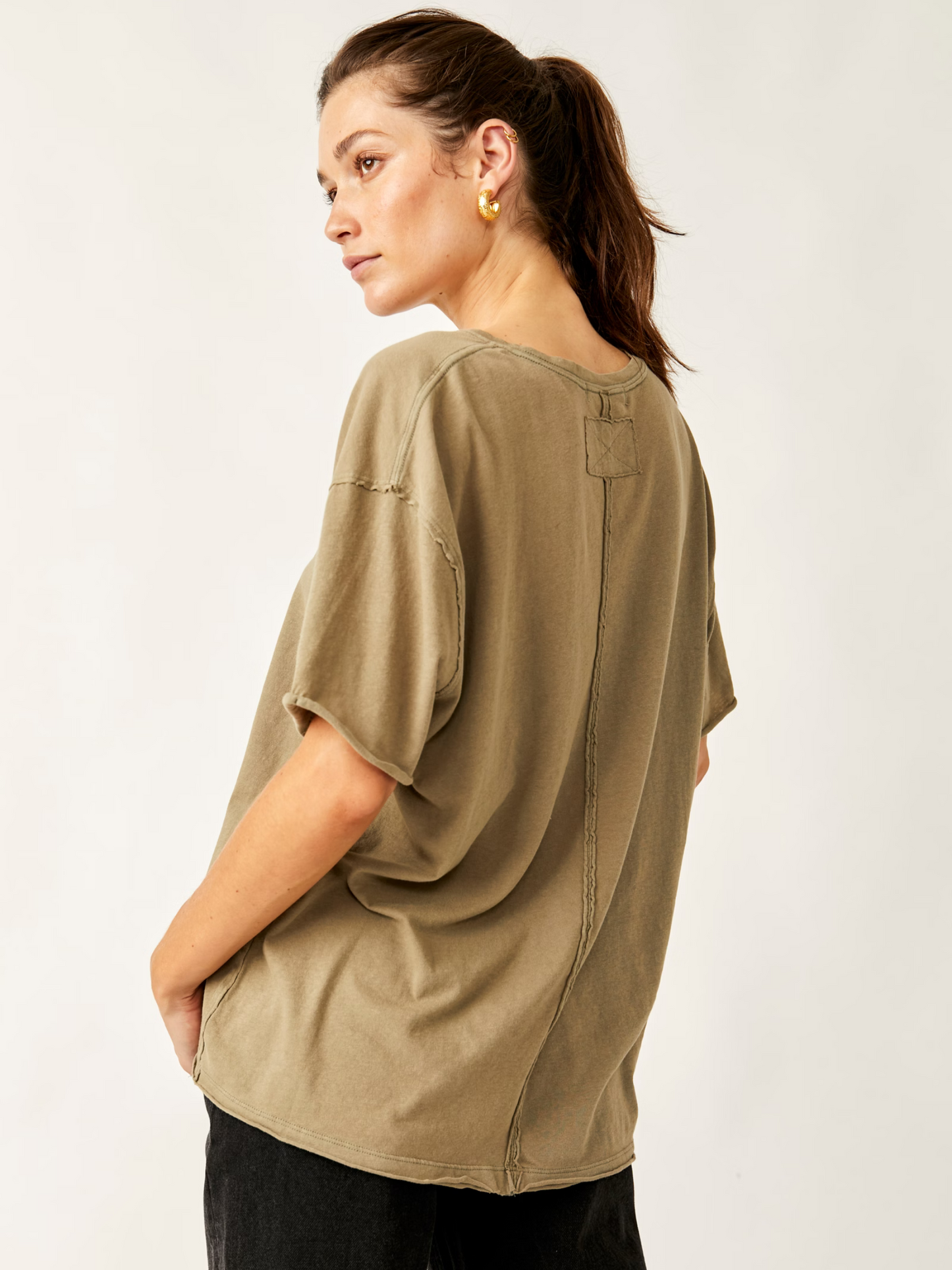 Nina Cotton Oversized Tee