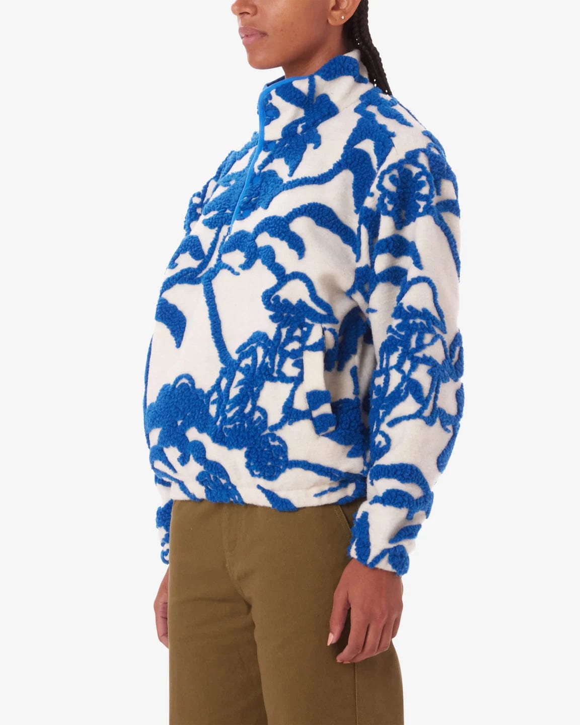 Obey OUTERWEAR Scenic Mock Neck Pullover Jacket