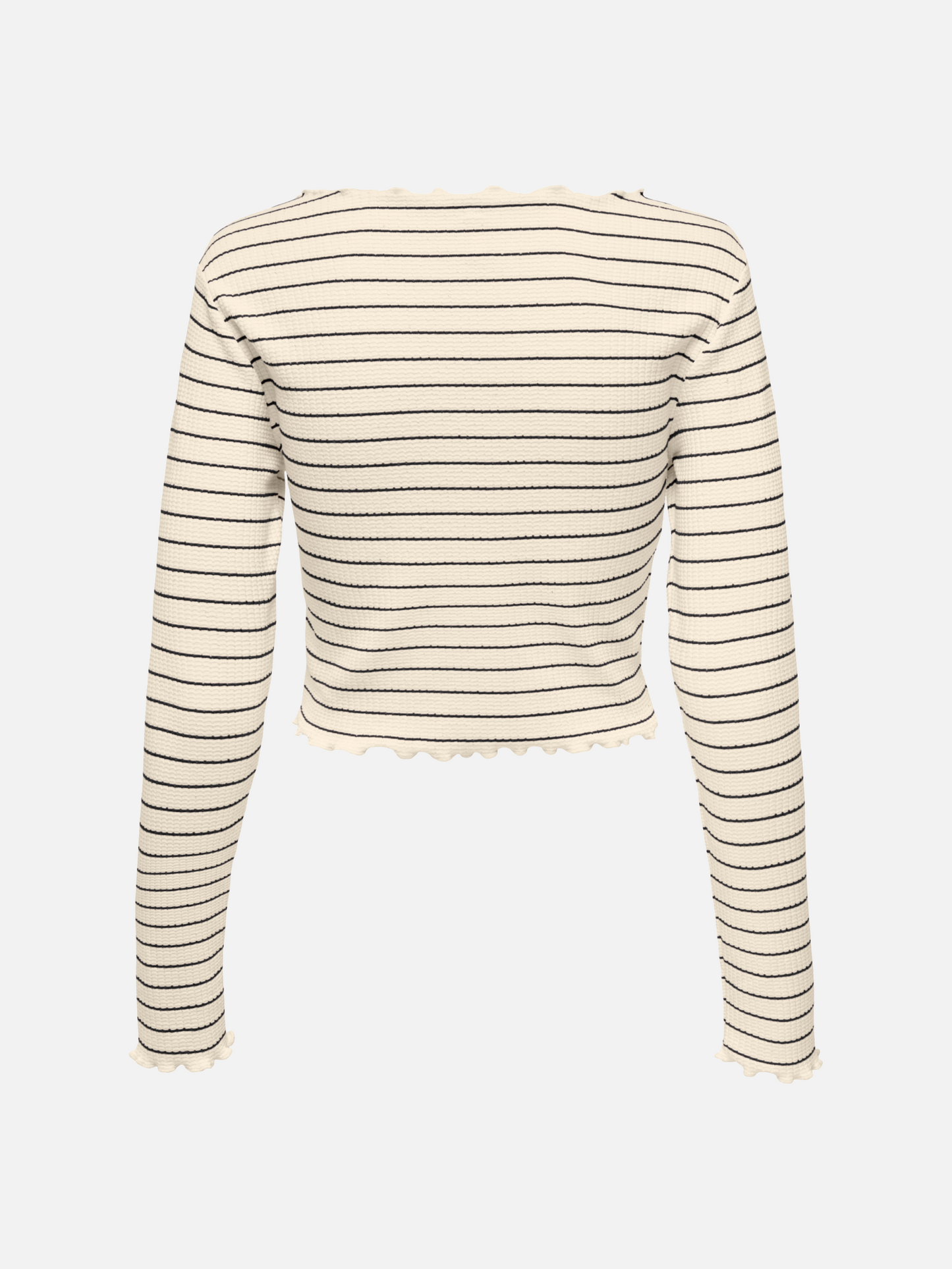 Anits Stripe Long Sleeve Crop Top