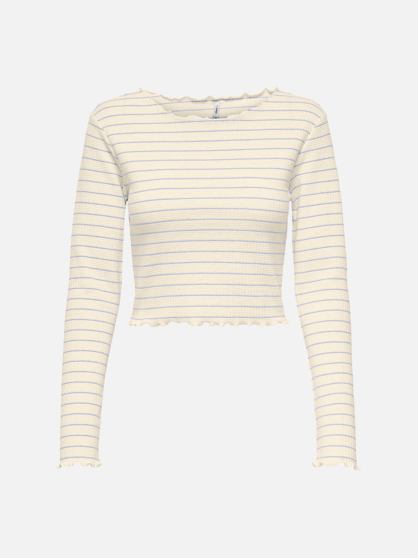 Anits Stripe Long Sleeve Crop Top