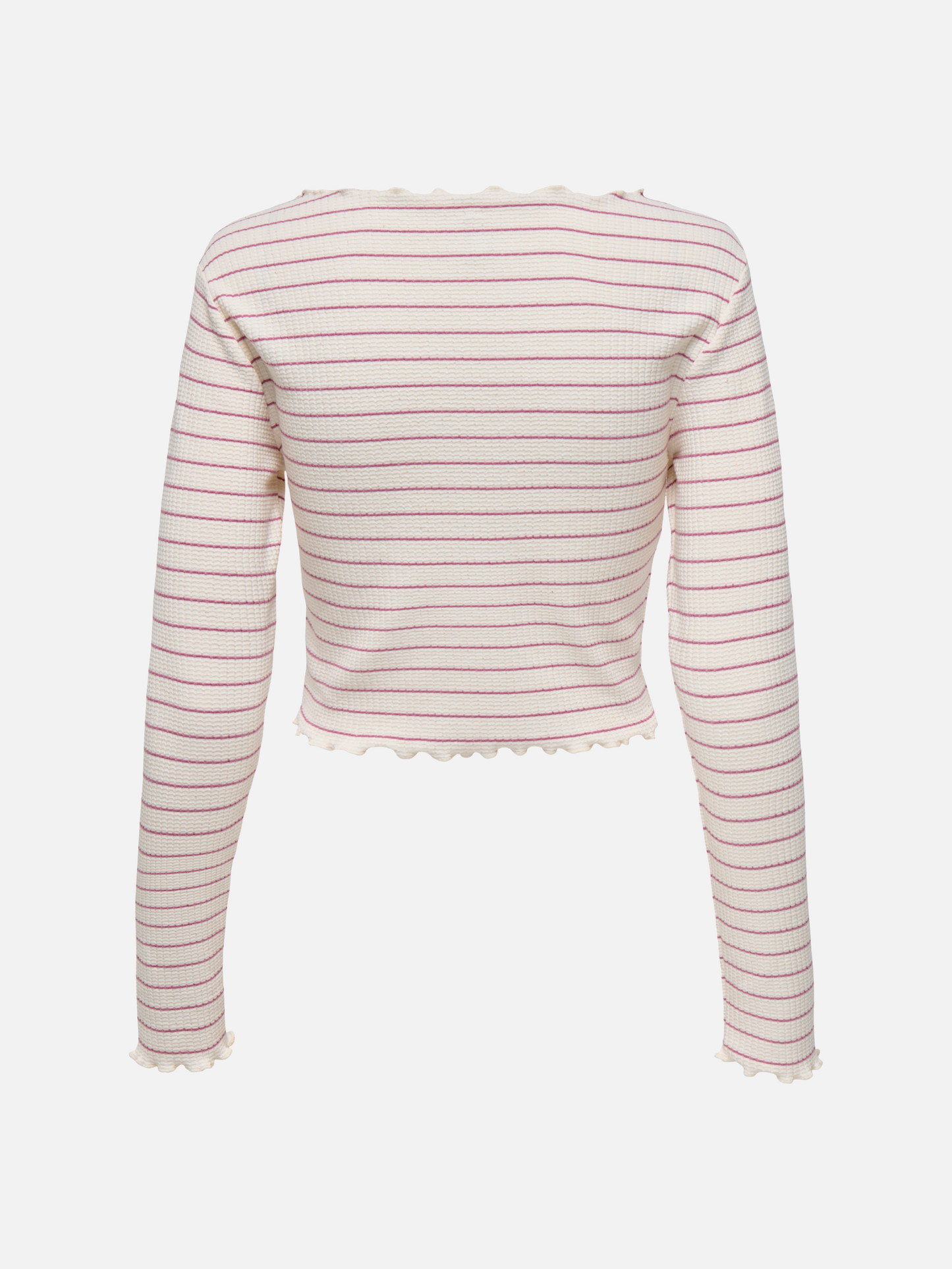 Anits Stripe Long Sleeve Crop Top