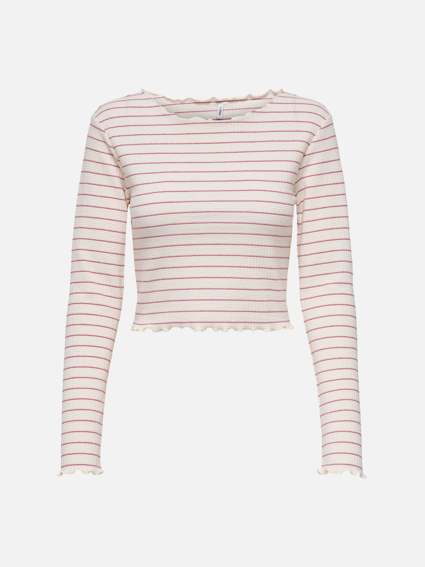 Anits Stripe Long Sleeve Crop Top