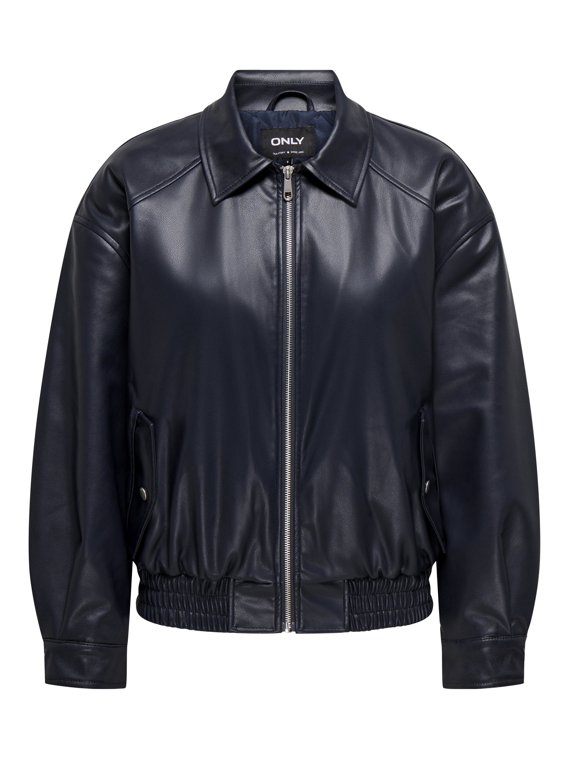 Only JACKETS ONLY HEIDI FAUX LEATHER BOMBER