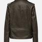 ONLY OUTERWEAR Numa Faux Leather Biker Jacket