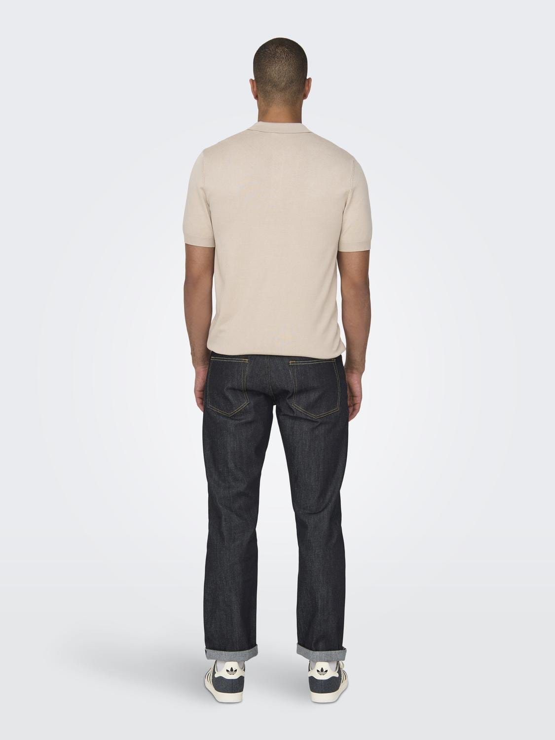 ONLY&SONS M BOTTOMS Edge Sepia Blue Selvedge Denim