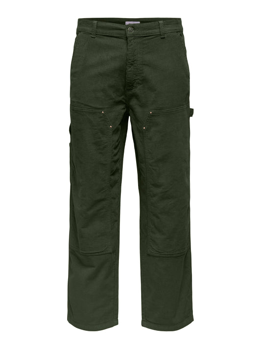 ONLY&SONS M BOTTOMS Fade Carpenter Loose Cord Pant