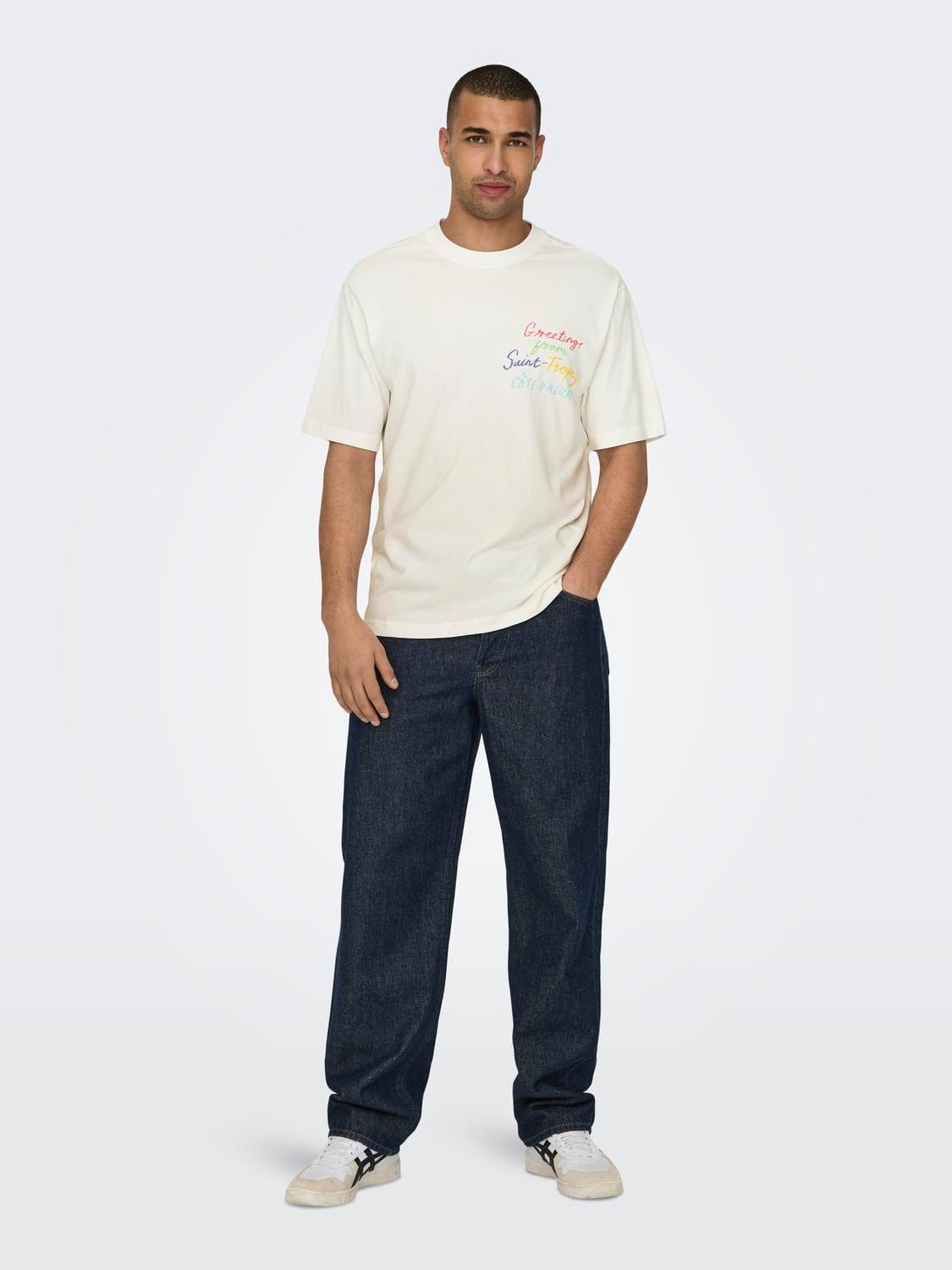 M TOPS - ONLY&SONS - Mani Life Hideout Tee - PLENTY