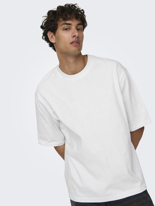 m tops - ONLY&SONS - Millenium Oversized Tee - PLENTY