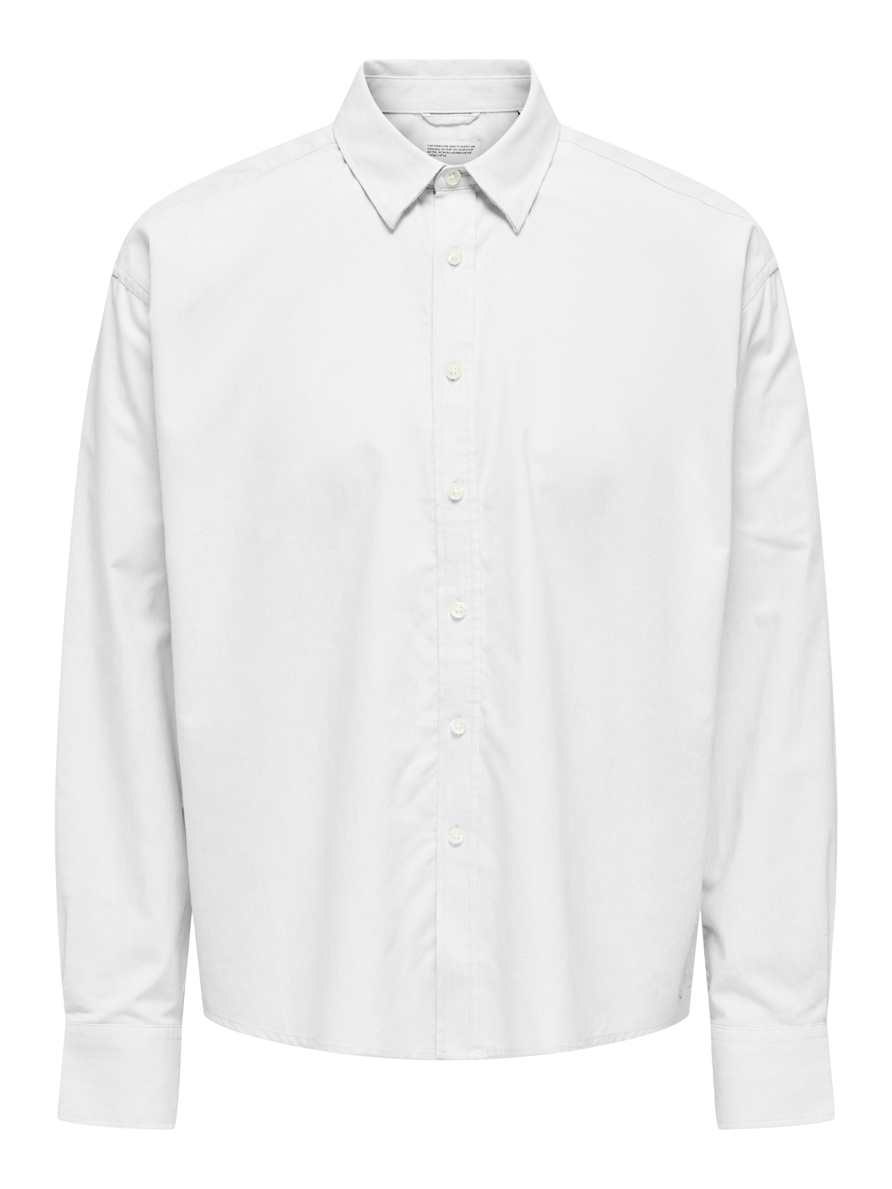 ONLY & SONS TOPS White / S Alvaro Oxford Shirt