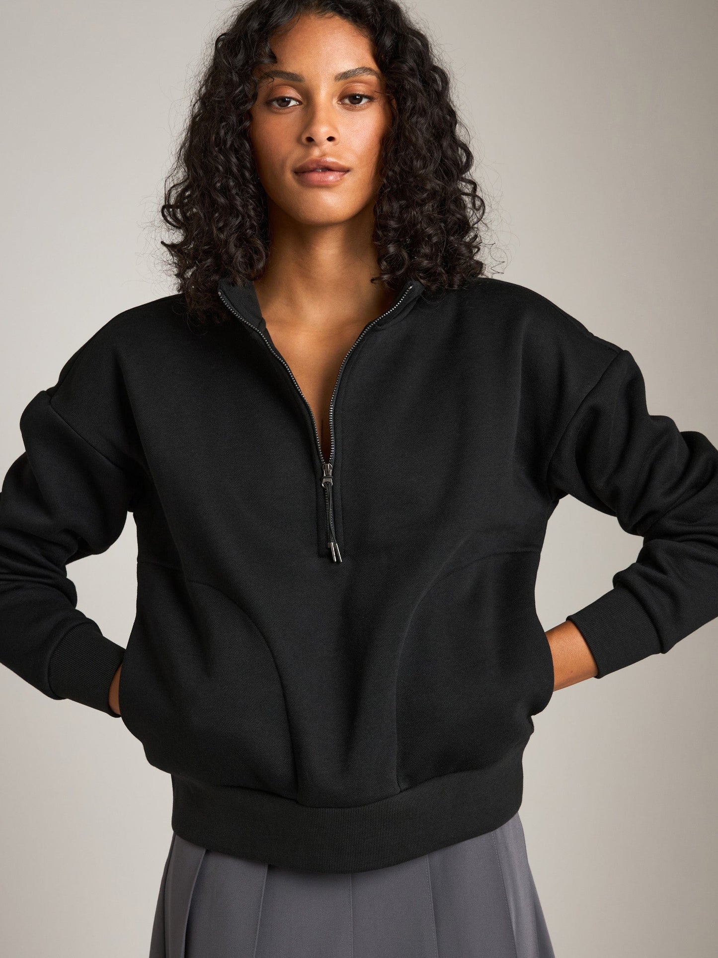 PGD Sweater Black / 2XS Selene Half Zip Pullover