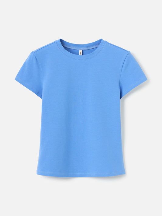 PGD TOPS Blue Lagoon / 2XS Mel Baby Tee