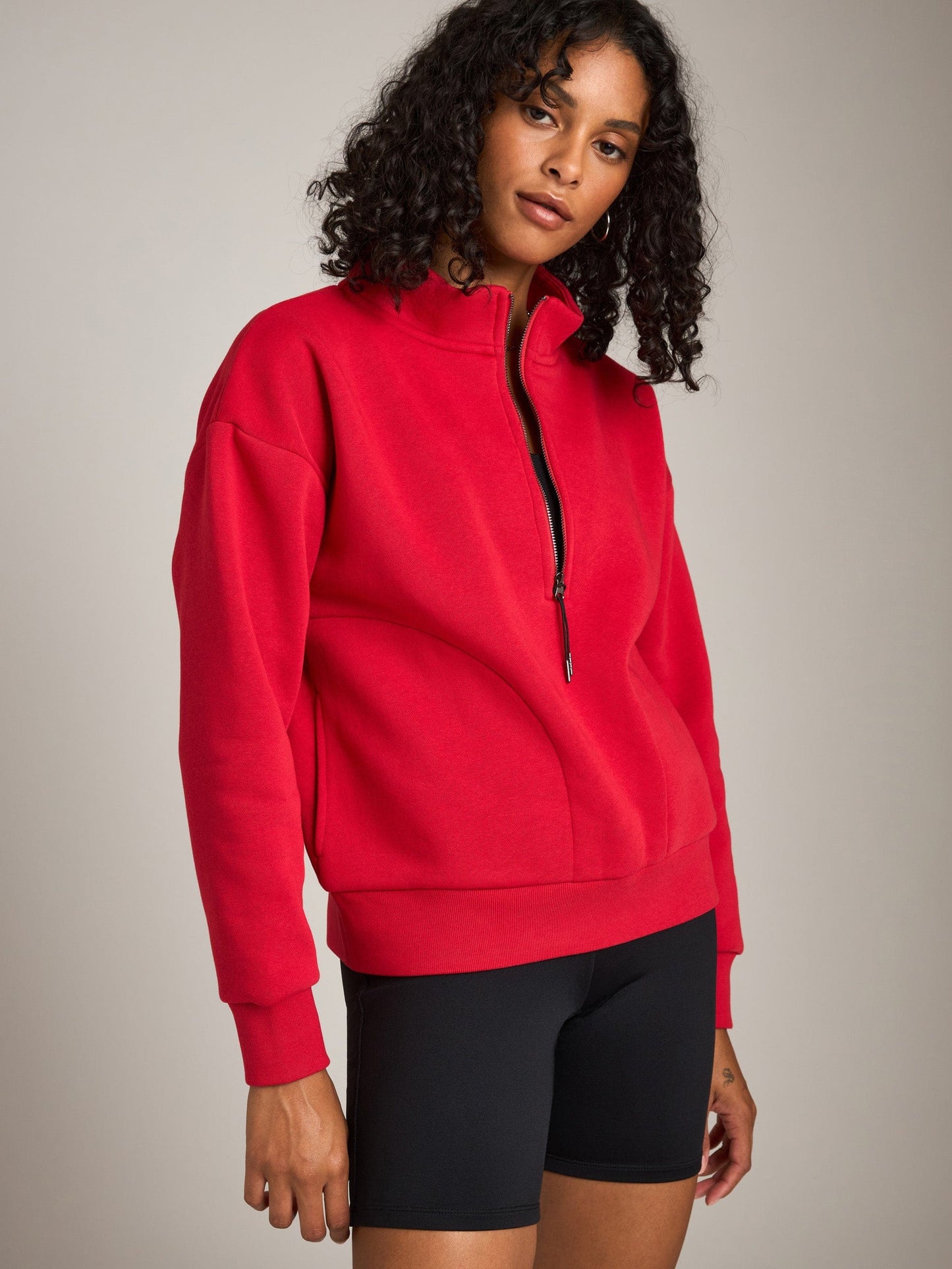 PGD Sweater Red Cherry / 2XS Selene Half Zip Pullover