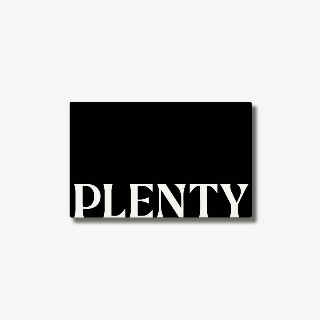 Gift Card - PLENTY - E-Gift Card - PLENTY