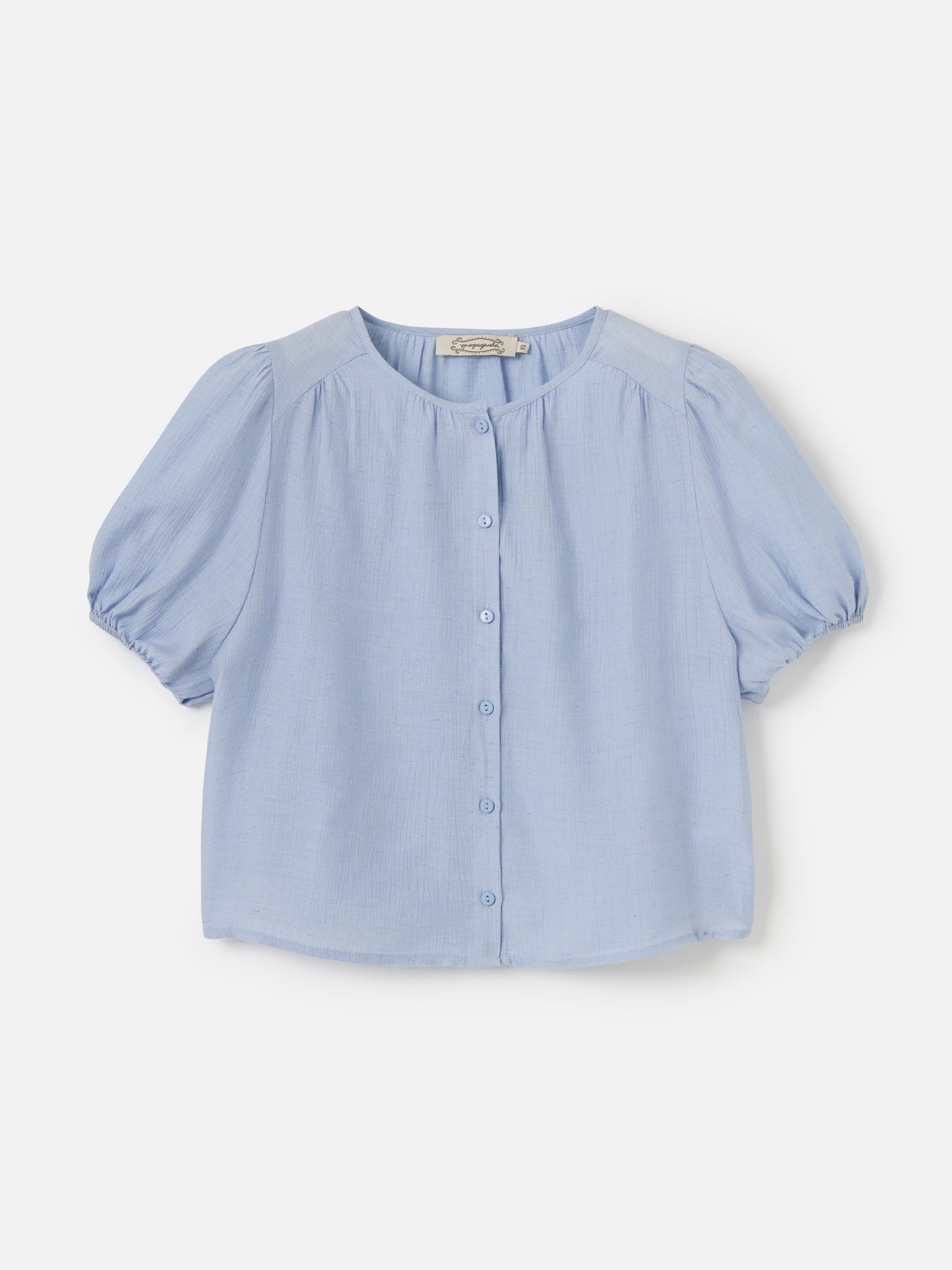 PROPAGANDA TOPS Icy Blue / 2XS Savita Bubble Blouse