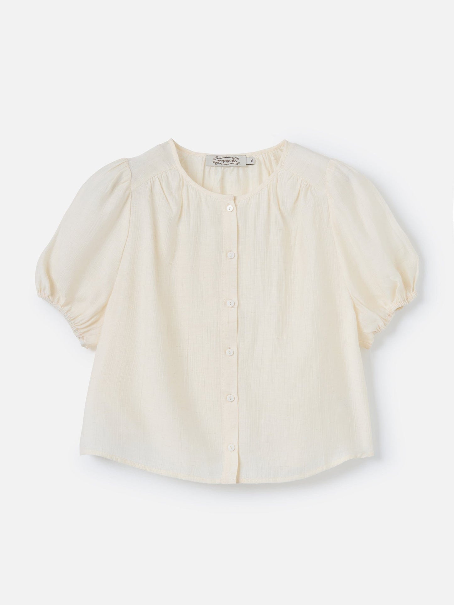 PROPAGANDA TOPS Ivory / XL Savita Bubble Blouse