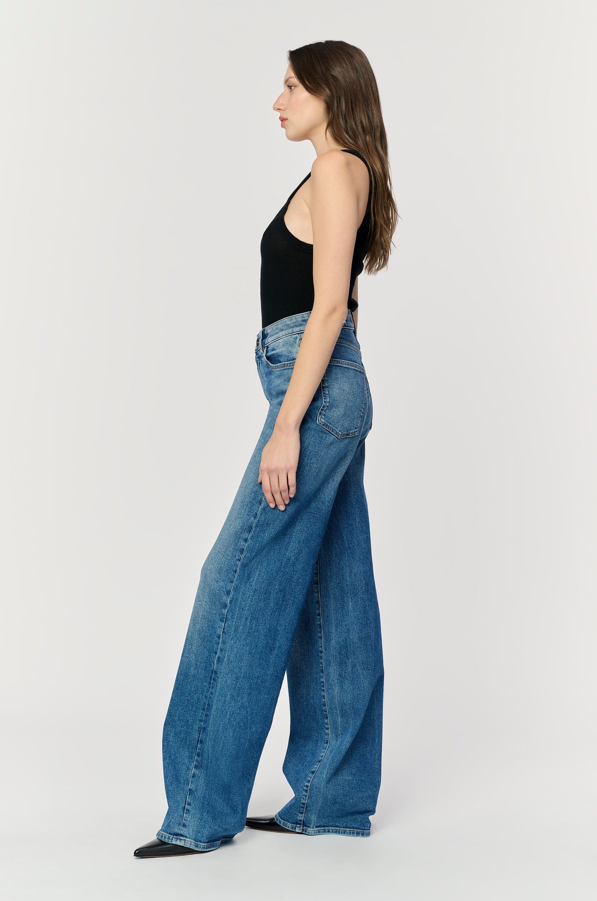 DENIM - WARP & WEFT - NCE Relaxed Wide Leg - Rockaway - PLENTY