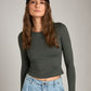 RD STYLE TOPS Dark Ivy / XS Roxi Long Sleeve Top