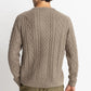 M SWEATERS - RHYTHM - Mohair Fishermans Knit Sweater - PLENTY