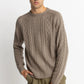 M SWEATERS - RHYTHM - Mohair Fishermans Knit Sweater - PLENTY