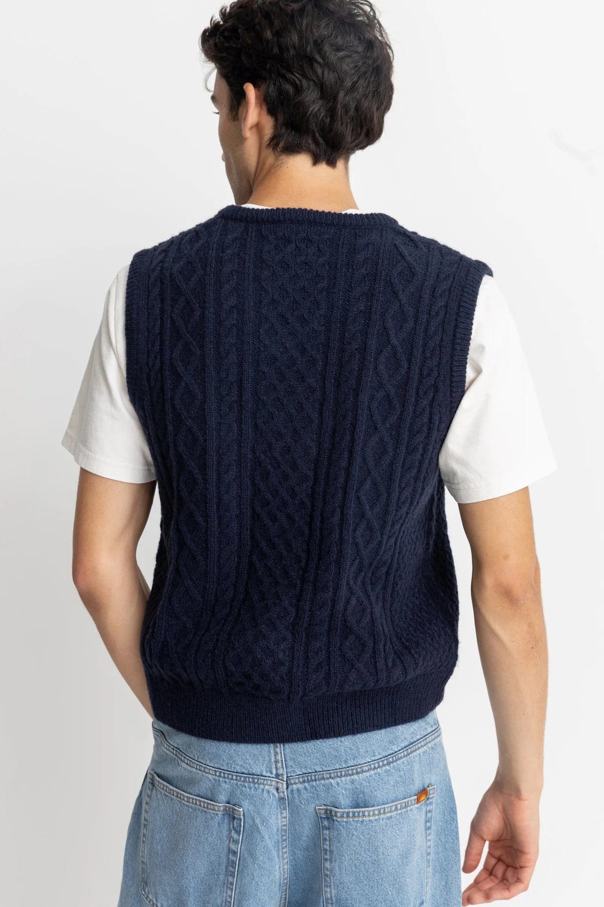 M SWEATERS - RHYTHM - Mohair Knit Vest - PLENTY