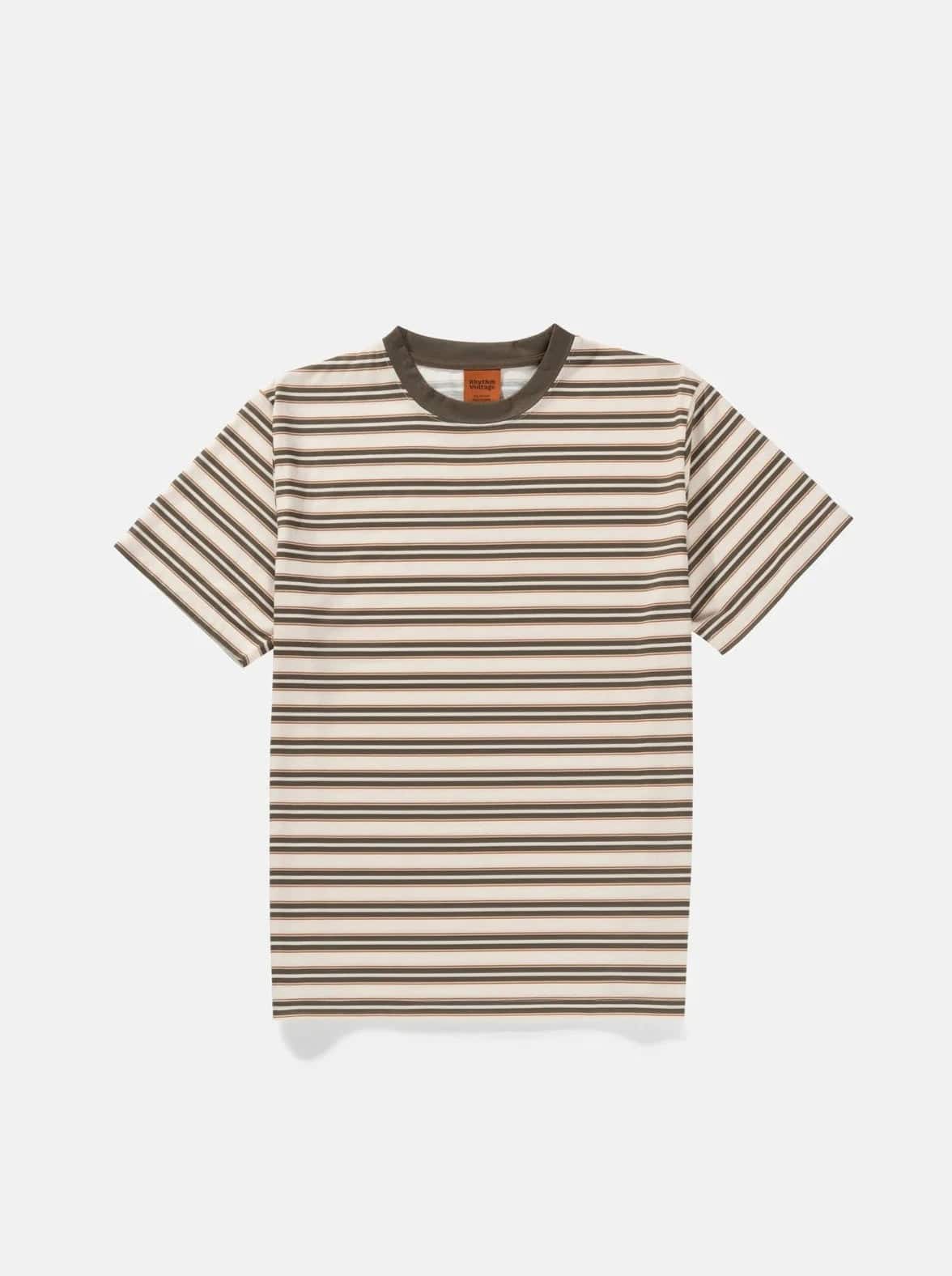 M TOPS - RHYTHM - Vintage Stripe Tee - PLENTY