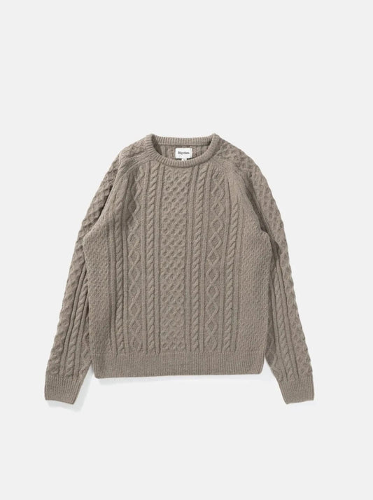 M SWEATERS - RHYTHM - Mohair Fishermans Knit Sweater - PLENTY