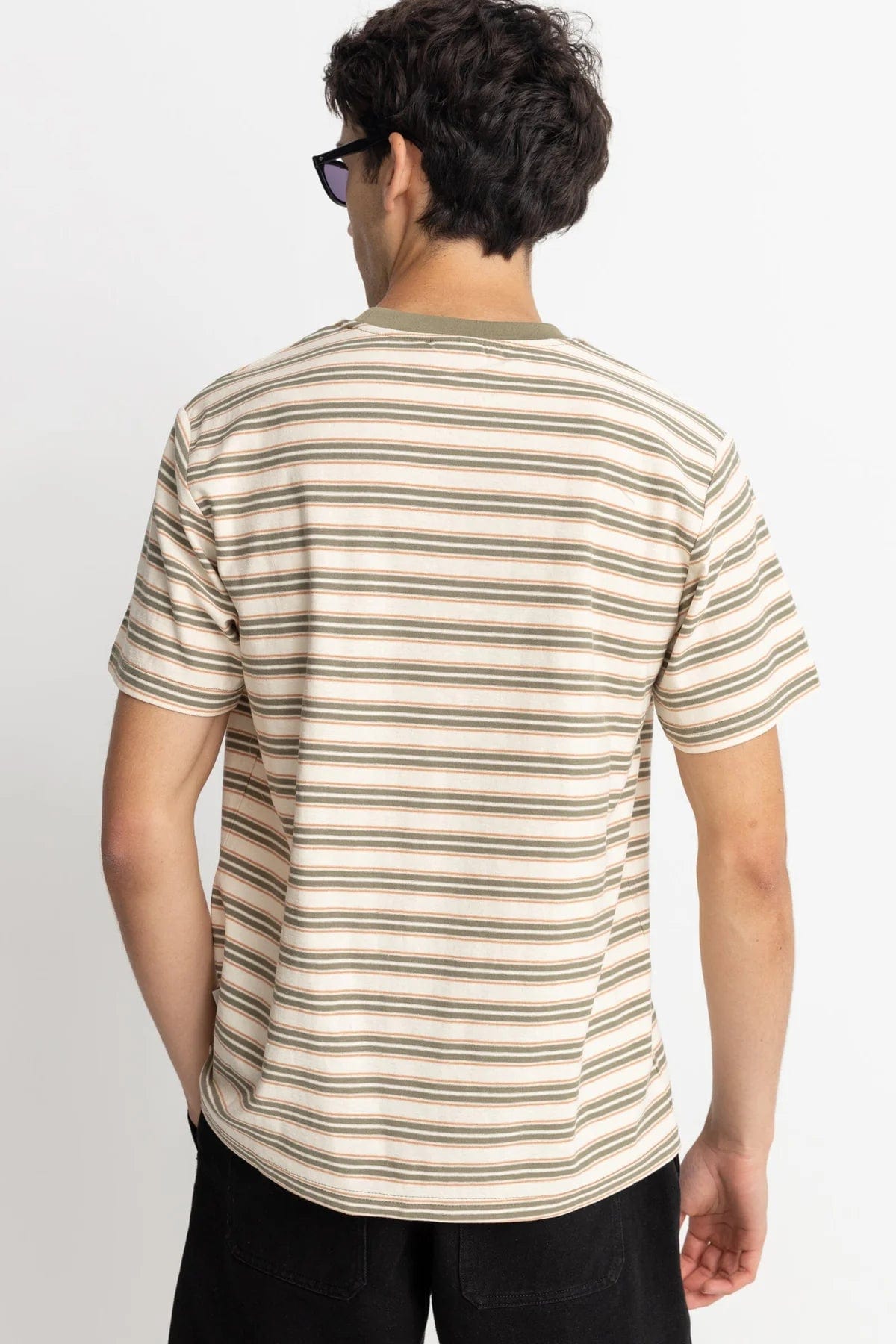 M TOPS - RHYTHM - Vintage Stripe Tee - PLENTY