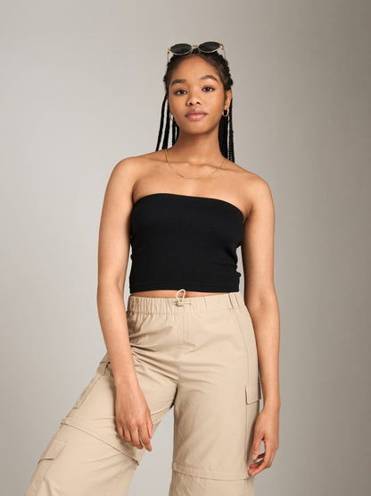 TOPS - Ribbon Luxe - Sculpt Thea Seamless Tube Top - PLENTY