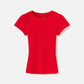 Ribbon Luxe tops Red / XS Babyrib Sara Baby Tee