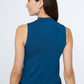 Ribbon Luxe tops Renny Sleeveless Mockneck Shell