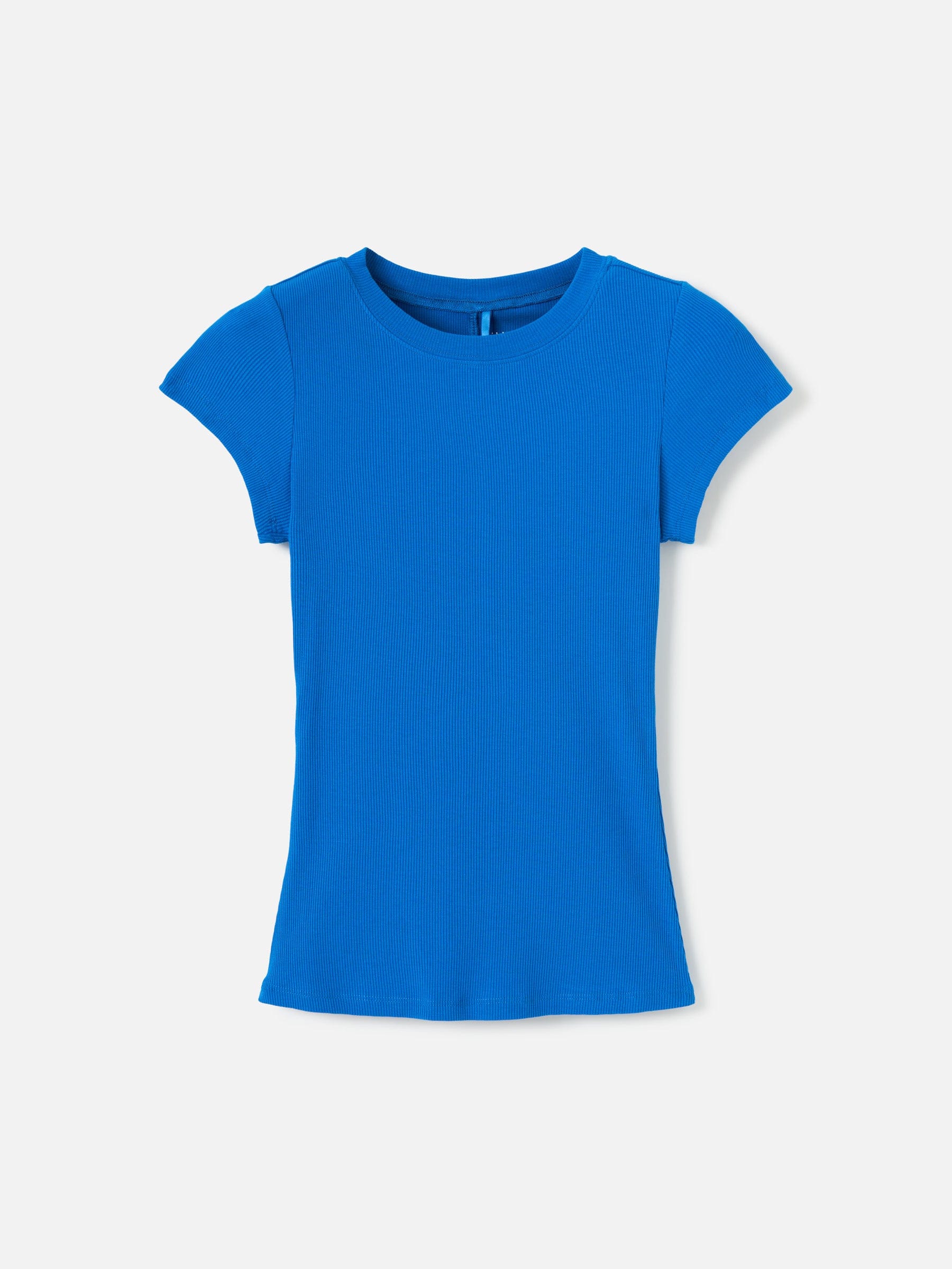 Ribbon Luxe tops Sea / XS Babyrib Sara Baby Tee