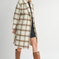 SADIE & SAGE OUTERWEAR Emily Long Window Pane Coat