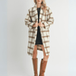 SADIE & SAGE OUTERWEAR Emily Long Window Pane Coat