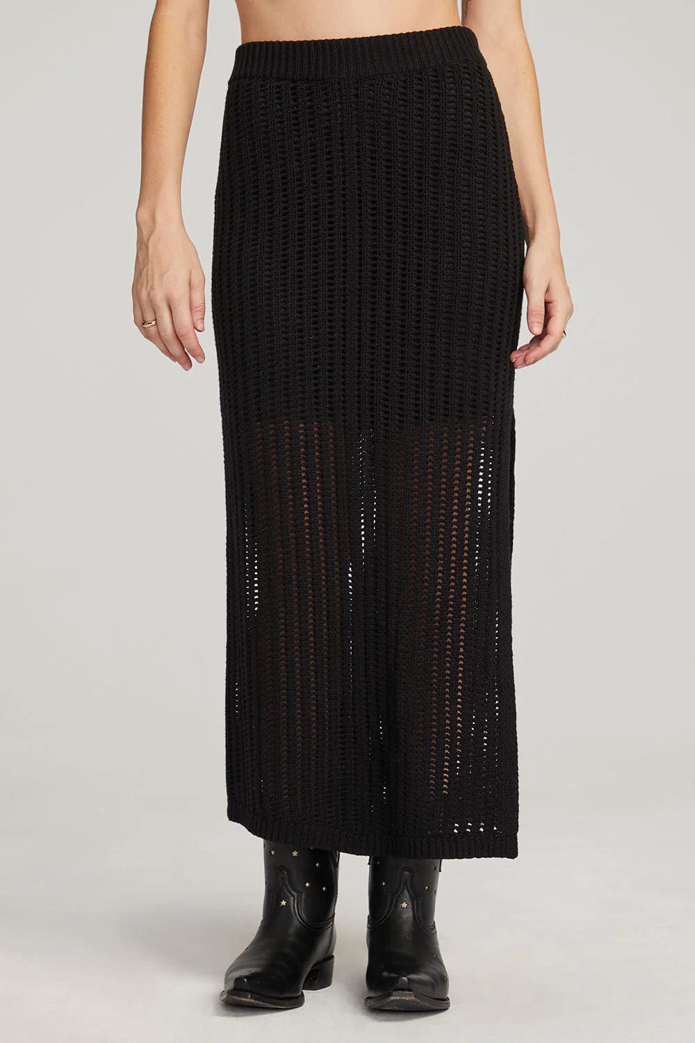 Saltwater Luxe Bottoms Suzi Midi Knit Skirt