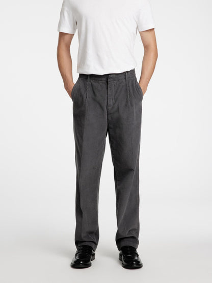 Selected M BOTTOMS Asphalt / 30-32 Tristan Cord Pant