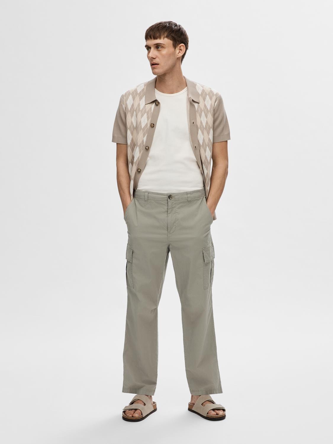 m bottoms - Selected - Loose Evan Cargo Pant - PLENTY