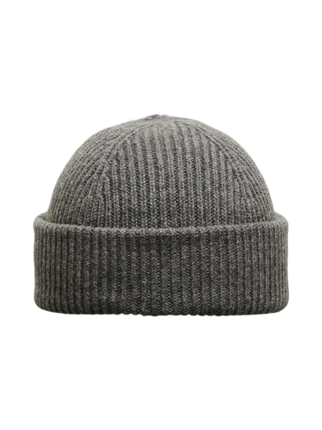 Selected ACCESSORIES Medium Grey Melange Mason Merino Sailor Beanie