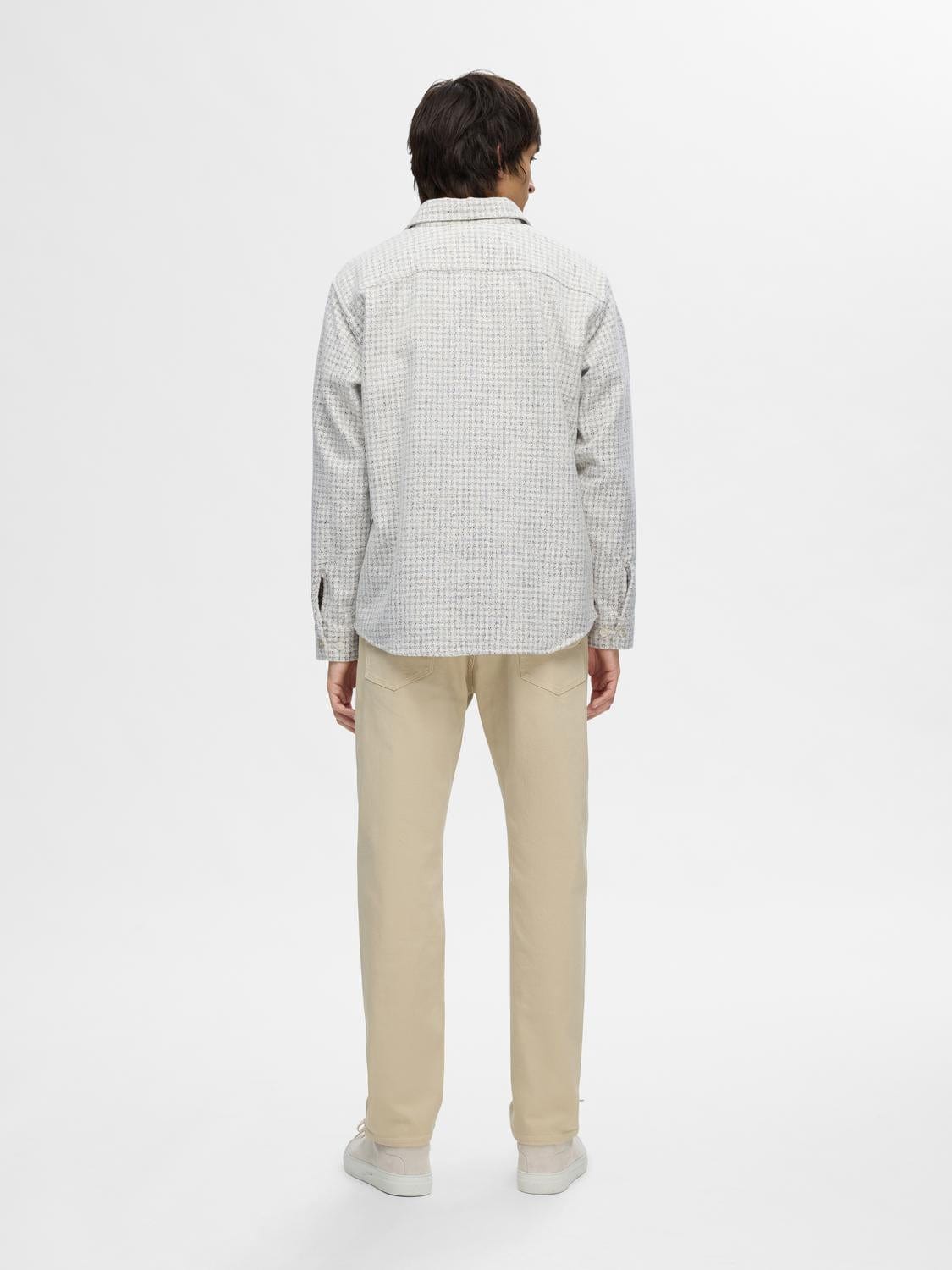 Selected m tops Boucle Check Overshirt