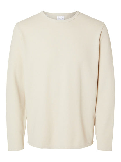 m tops - Selected - Finley Waffle Long Sleeve Tee - PLENTY